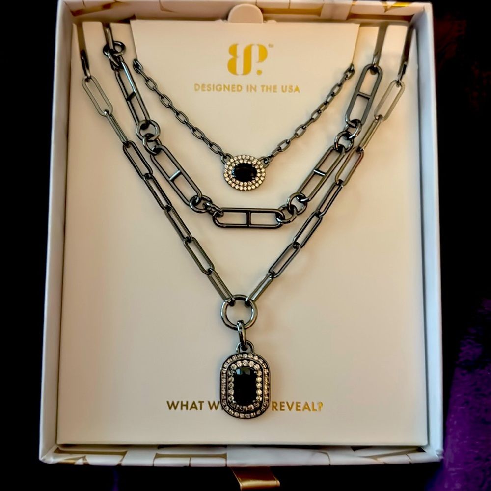 BP 2025 luxe layer necklaces Say it with fire
